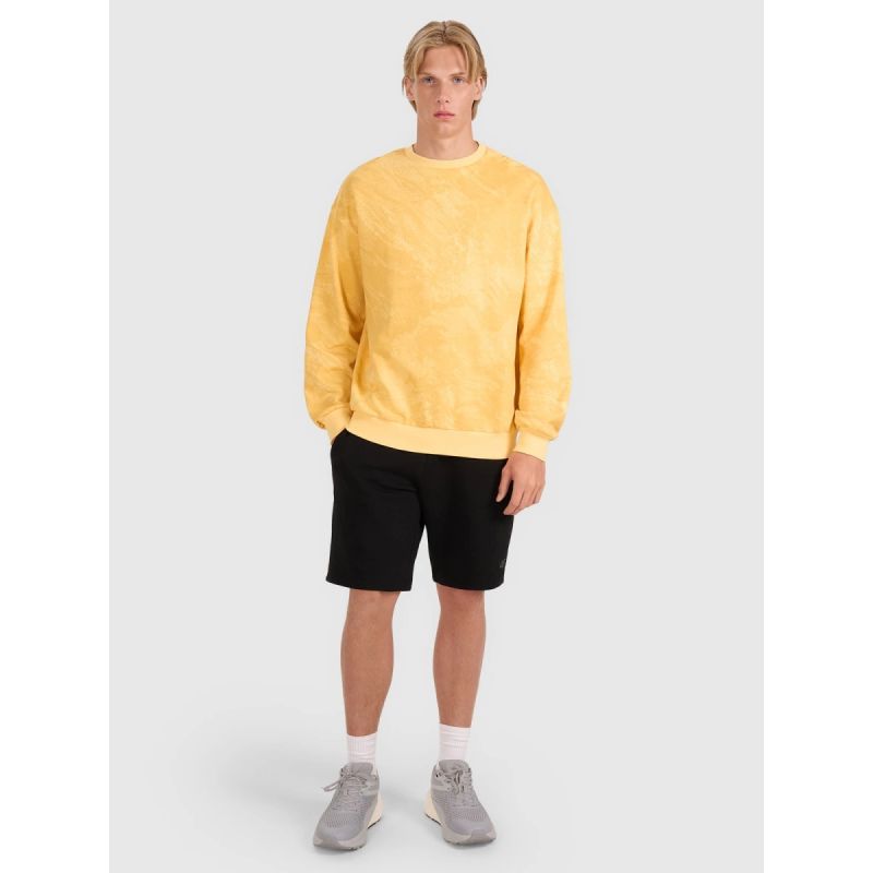 4f Men's sweatshirt without zipper, without hood 4FWSS25TSWSM1582-71A Egyéb