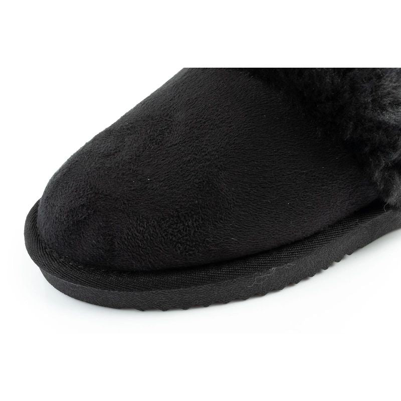 O'Neill Pomnio women's slippers, insulated slip-on slippers, fashionable, warm, black fekete papucs