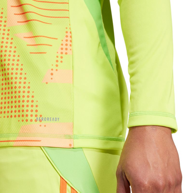 adidas Tiro 24 Competition Long lime men's goalkeeper jersey IU0291 zöld póló