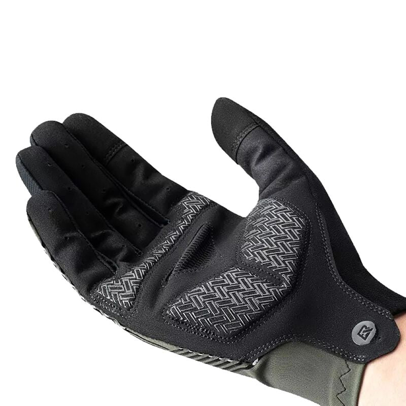 Rockbros 16110006002 shock-absorbing cycling gloves size - green and black fekete kesztyű