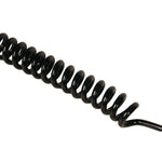 Safety rope for Enero SUP 9 board, black, spiral, 275 cm -