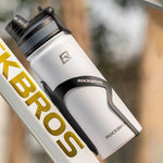 Rockbros 35210029005 thermal bicycle bottle for drinks 550 ml - white 550 ml \ biały water bottles, training equipment, tourist equipment