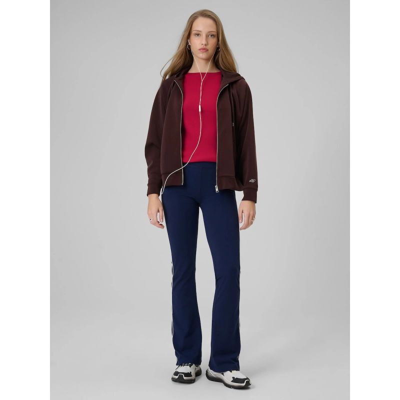 4F Women's long sleeve slim ribbed knit ruházat