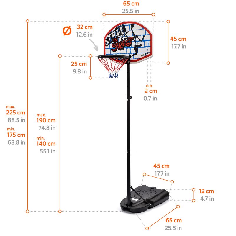 Meteor Street Basketball Set uniw training equipment, sets