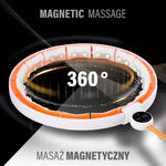 HMS Hhm21 Hula Hop White/Orange With Magnets, Tpe Protection And Weight + Counter narancssárga edzéssegítő 17-44-597