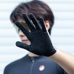 Rockbros Breathable Full Finger Cycling Gloves, Size: M - Gray szary \ m kesztyű