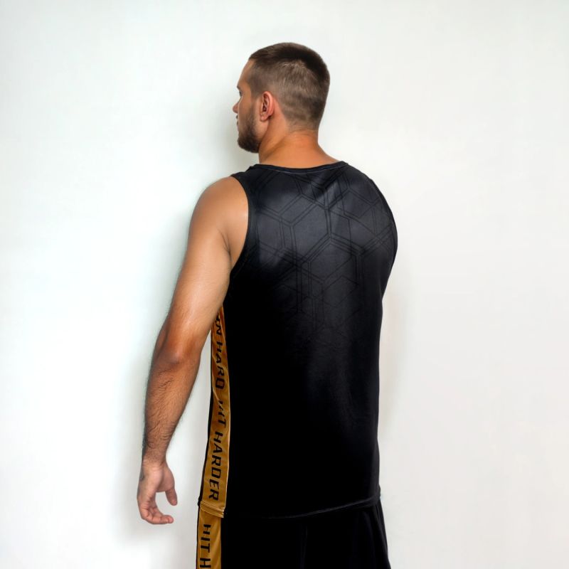 DBX Bushido TankTop GOLD boxing ezüst póló