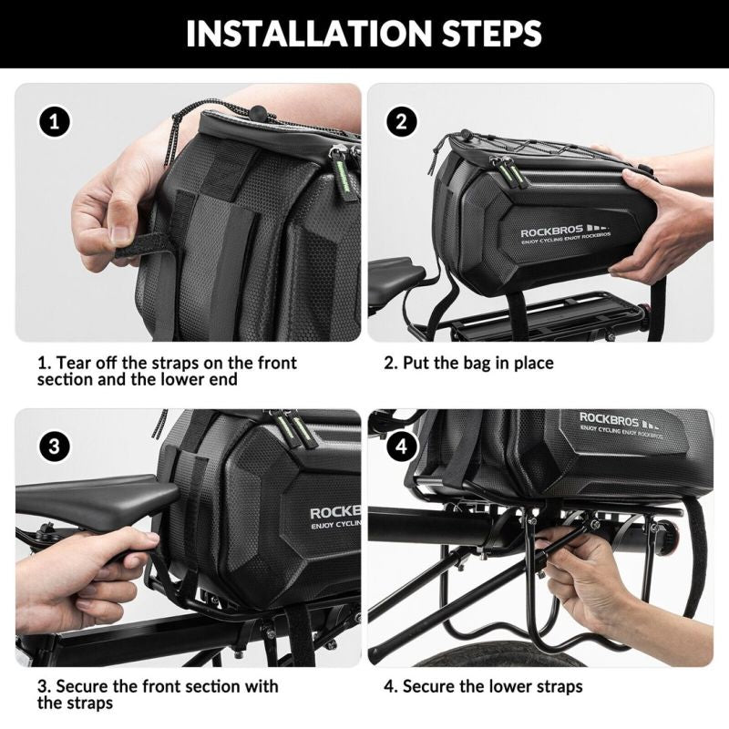 Rockbros bike rack 9l táska