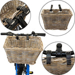 XQMAX Wicker Front Bicycle Basket kerékpár GSP-8007742