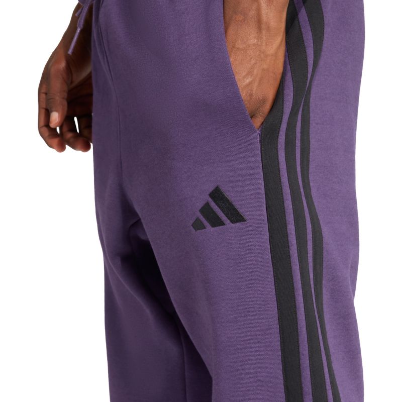 adidas Men's Essentials 3-Stripes Fleece Pants Purple JX0750 Kiegészítő