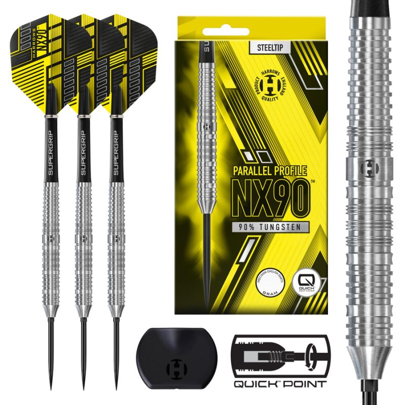 Harrows NX-90 Parallel QP 90% Steeltip Darts kiegészítő NX-90ParallelQP