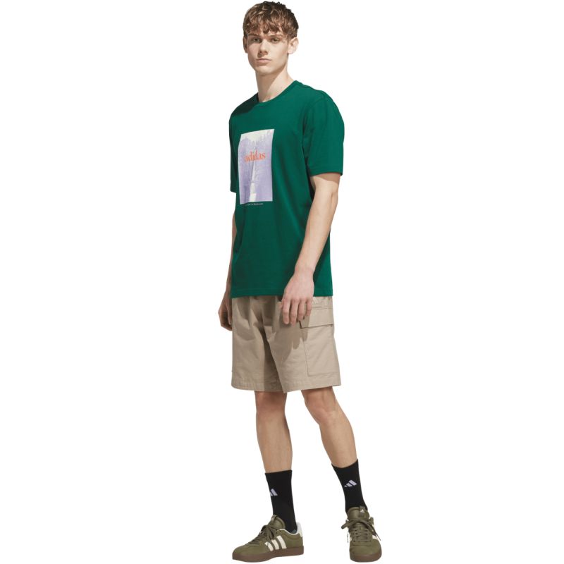 Adidas Waterfall Graphic Men's T-Shirt zöld ruházat KS2173