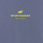4f Men's T-shirt M2961 denim 4FWAW25TTSHM2961 32S Ruházat