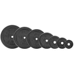 Enero Black Cast Iron Load 5 Kg Fit ø26.5 fekete weight, strength training equipment, training equipment