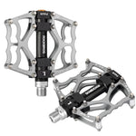 Rockbros 2010-12L Aluminum Platform Bicycle Pedals - Silver
