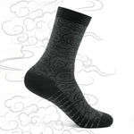 Rockbros 490025001 ROAD TO SKY Cycling Socks 39-42 cm - Black 39-42 cm \ czarny ruházat