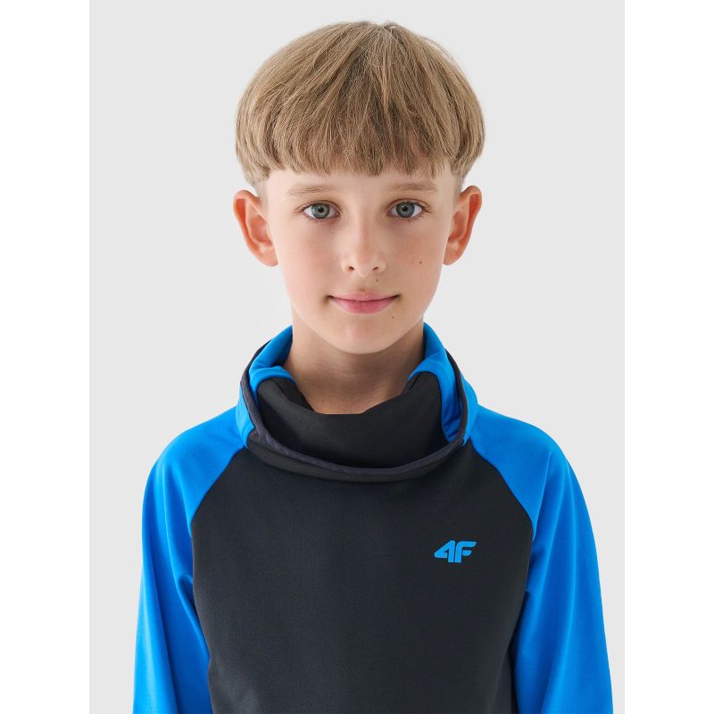 4f Boy's brushed thermal underwear (top) Junior 4FJWAW24UBRUM065-31S General