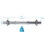 Enero Short Bar 40 Cm + Fit Clamps ø28 Mm bars, strength training equipment, training equipment