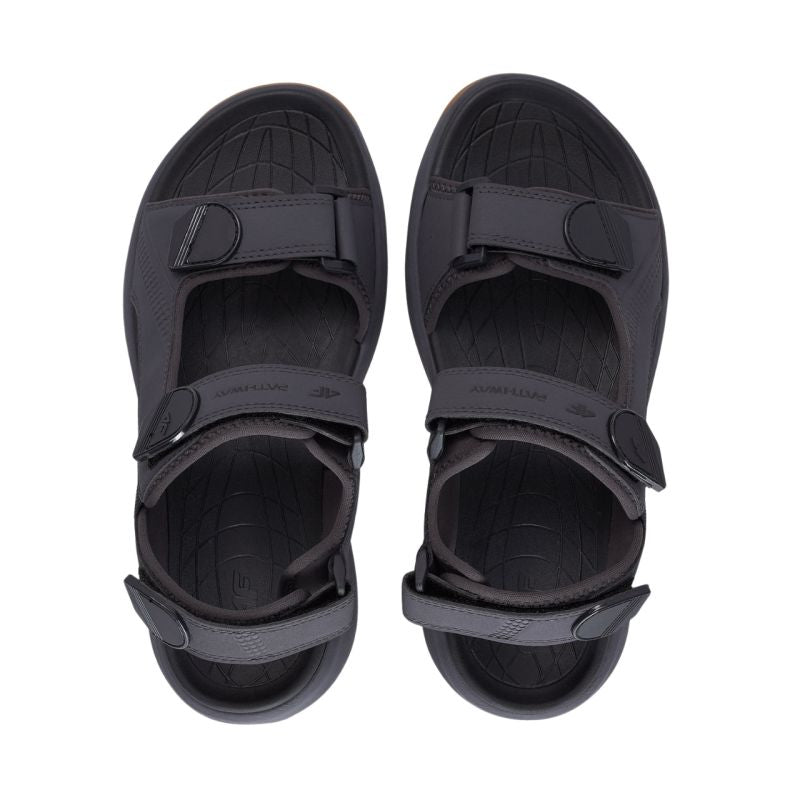4F Men's sandals M1118 dark gray 23S szürke cipő 4FWSS26FSANM11823S