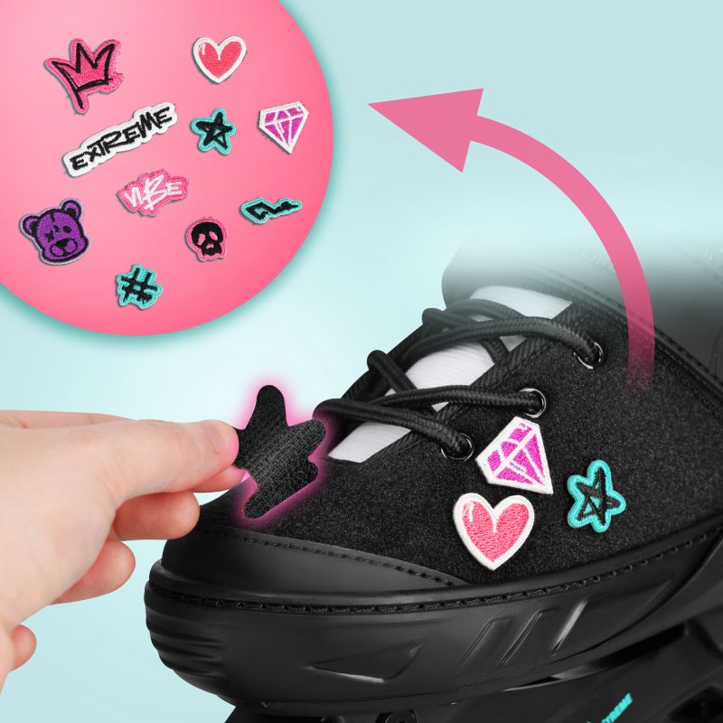 Na2053a Vibe Pink Roller Skates Size M(37-40) Nils Extreme rózsaszín görkorcsolya