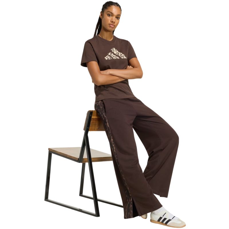 Adidas Animal Graphic Women's T-Shirt Brown 2xs ruházat KT2676