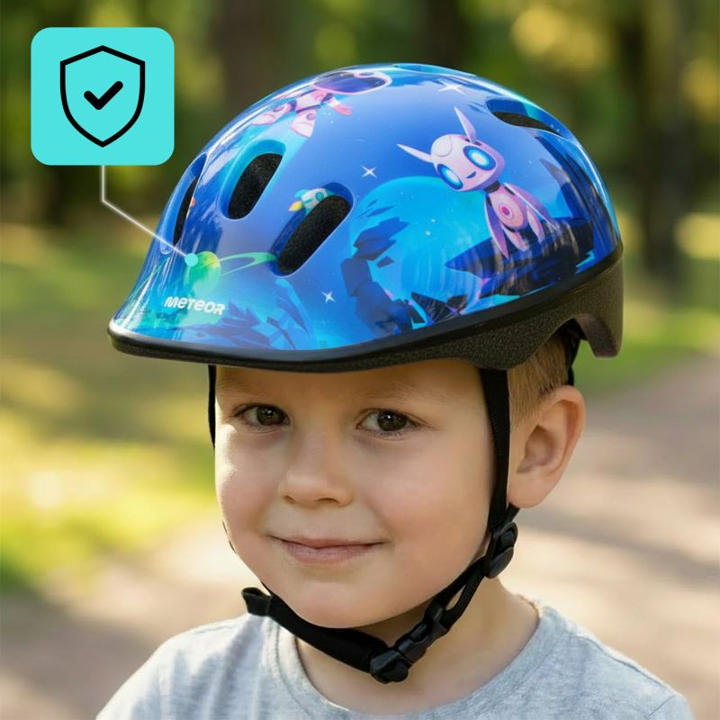 Meteor KS06 Alien Jr Bicycle Helmet size S 48-52 cm uniw helmets