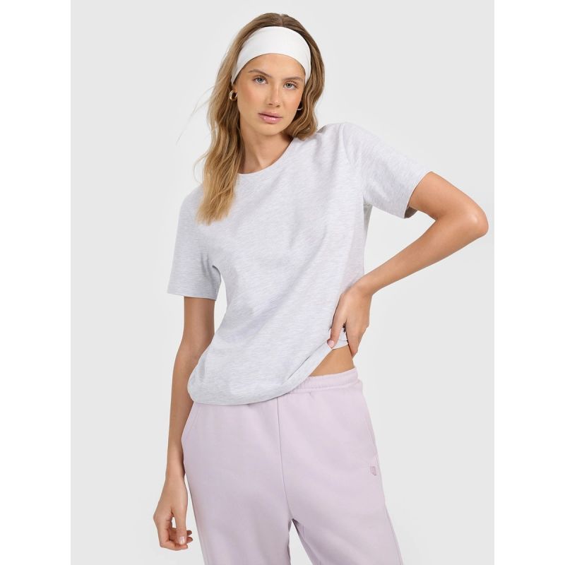 Women's regular plain T-shirt 4F 4FRMM00TTSHF3617-27M póló