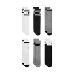 Nike Everyday Cush Crew Youth 6PR Socks, White, Grey, Black szürke zokni CK7302901