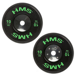 HMS BTBR Set Olympic Bumper Plates - 2x (10kg, 15kg, 20kg, 25kg) BTBR SET súlyzó készlet 17-61-007