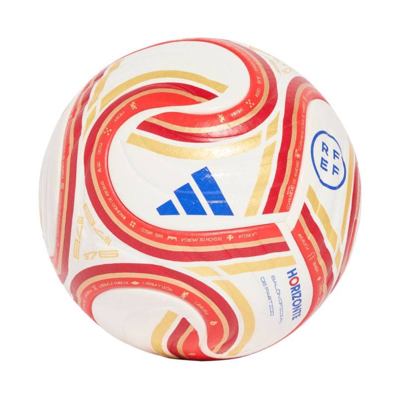 Adidas Spain RFEF 26/27 Pro white, red and orange narancssárga futball labda KE5082