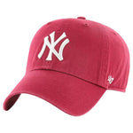 47 Brand New York Yankees Clean Up Cap bordó baseball sapka B-RGW17GWSNL-DR