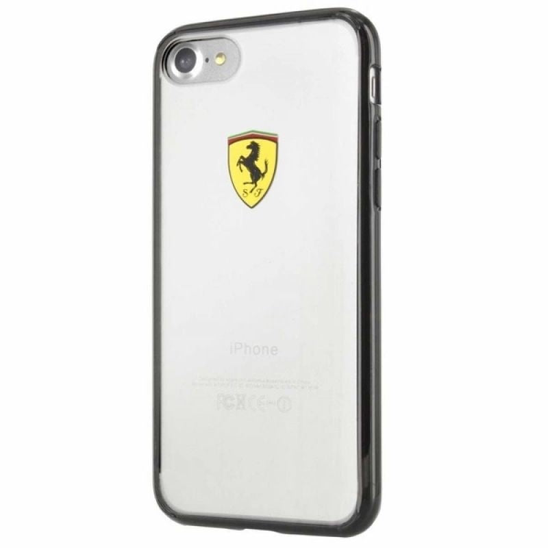 Ferrari Hardcase FEHCP7BK iPhone 7/8/SE 2020 / SE 2022 black/transparent Racing Shield
