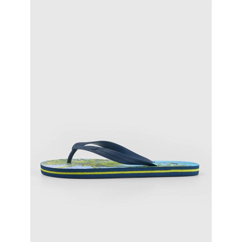 Boys' flip-flops with a lightweight EVA sole 4F 4FJSS23FFLIM083-90S papucs