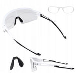 Rockbros Photochromic Cycling Glasses with UV Protection and Corrective Insert - White