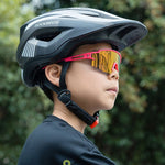 Rockbros Kids Polarized UV Cycling Glasses - Pink różowy glasses, training equipment