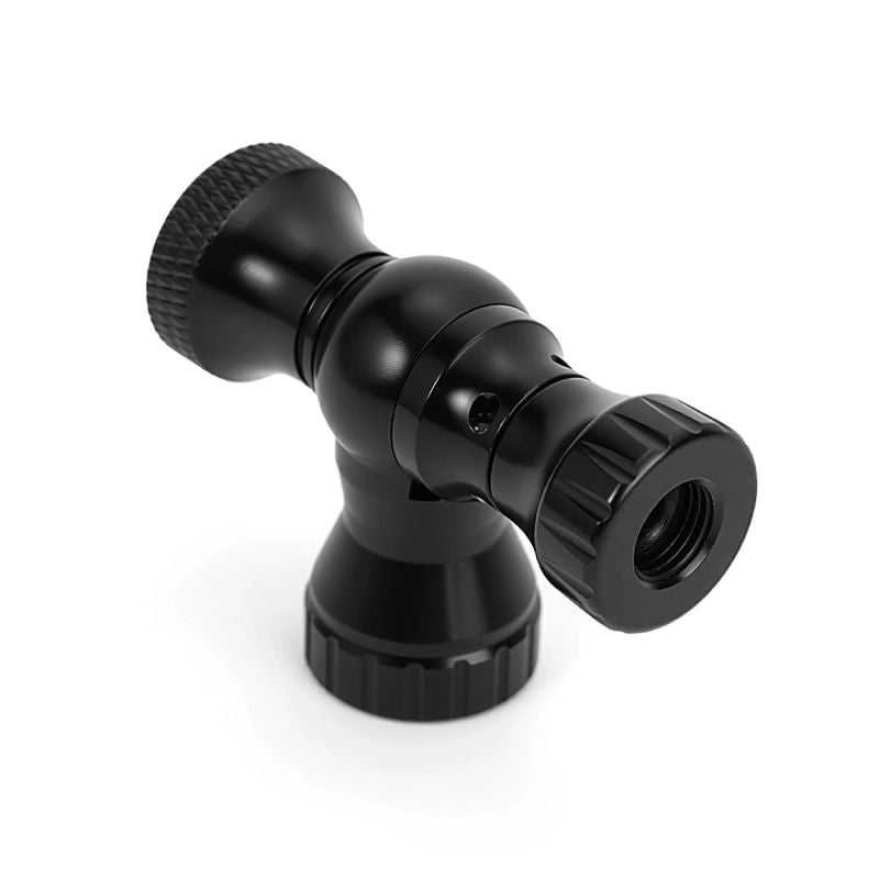 Rockbros CO₂ pump, aluminum alloy valve head, cartridge-free, Presta/Schrader compatible - black fekete pumps