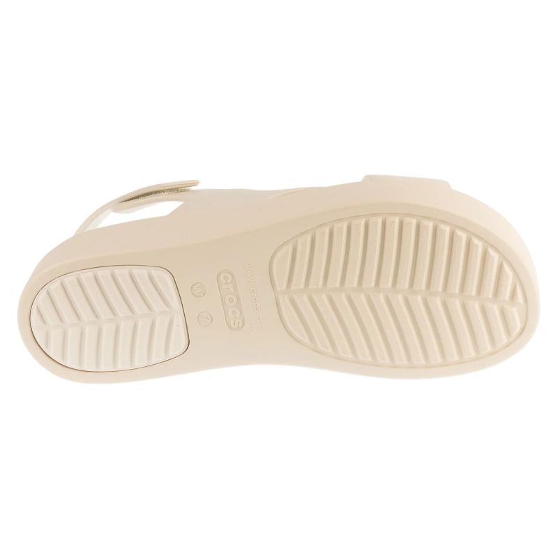 Crocs Brooklyn 4U Cross Strap Sandal W Beige 36/37 női papucs 212254-2MC