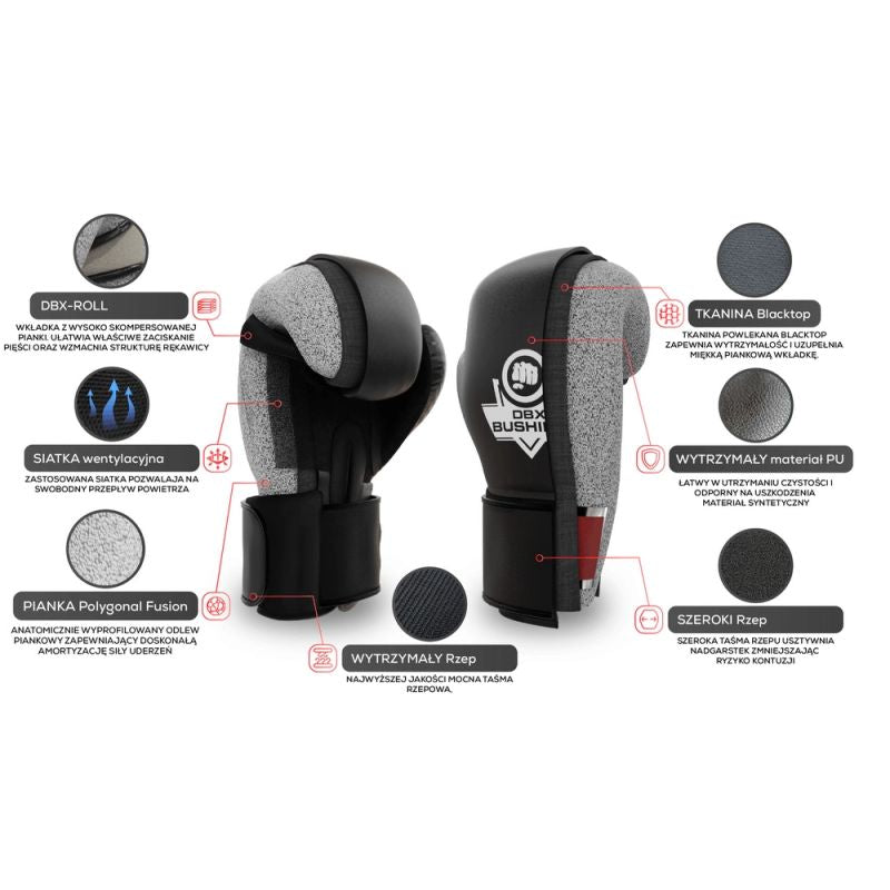 DBX Bushido 10oz Boxing Gloves - Edge - Valor Series kesztyű