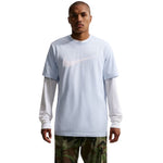 Nike Nsw Tee Icon Swoosh Men's T-Shirt kék ruházat