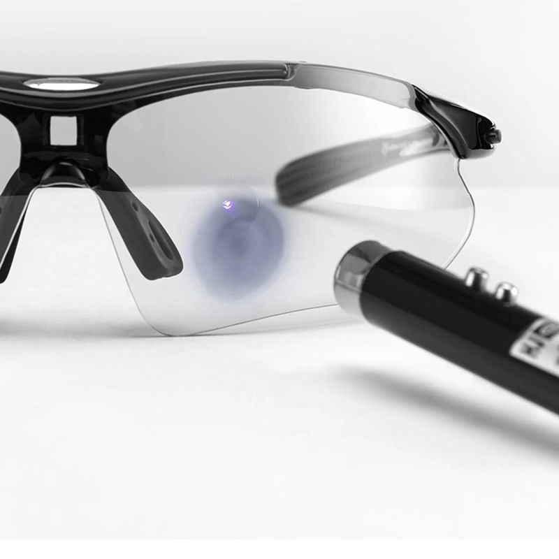 Rockbros 10143 photochromic UV400 cycling glasses - black czarny glasses, training equipment