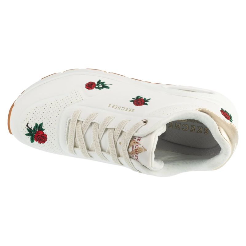 Skechers Uno – Champagne and Roses White fehér utcai cipő 177862-WRD