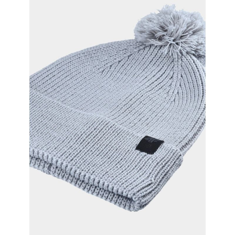 Unisex winter hat with pompom 4F 4FWAW24ACAPU472-27S sapka