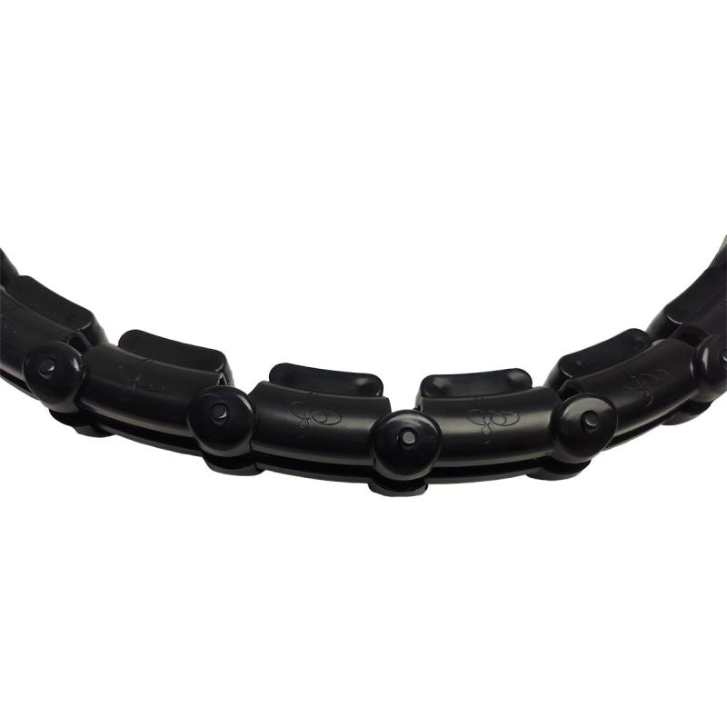 Enero Hula Hoop with Massager and Weights, Black, Energo Fit fekete training equipment