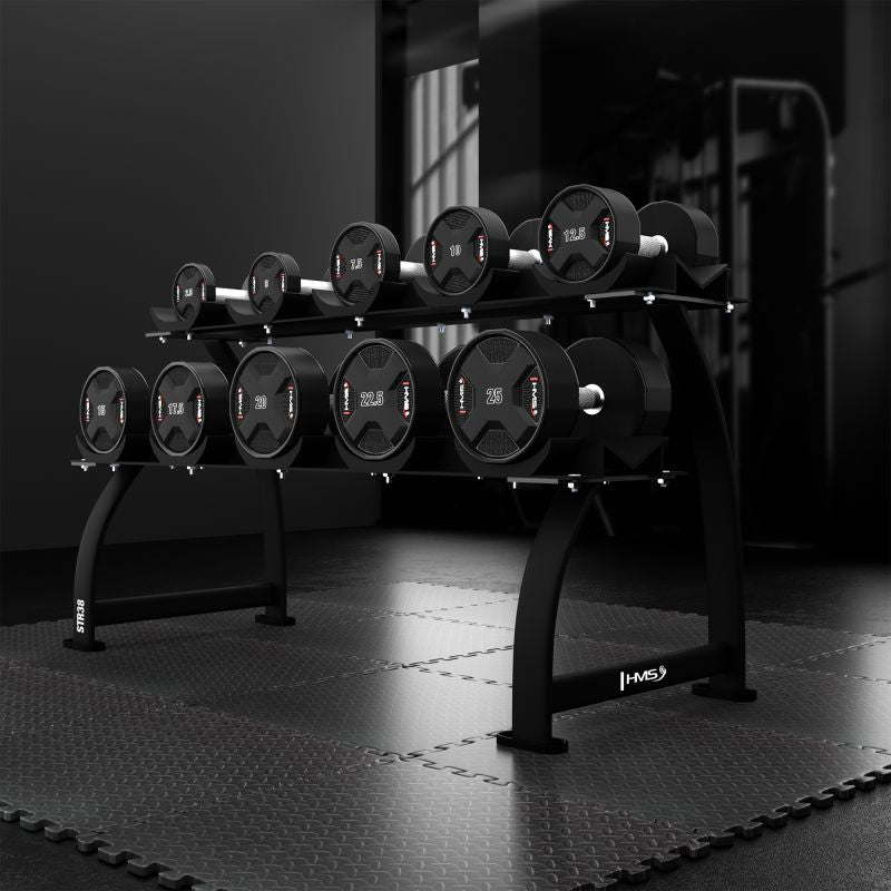 HMS HPC 17.5 KG POLYURETHANE Dumbbell CPU súlyzó 17-66-196