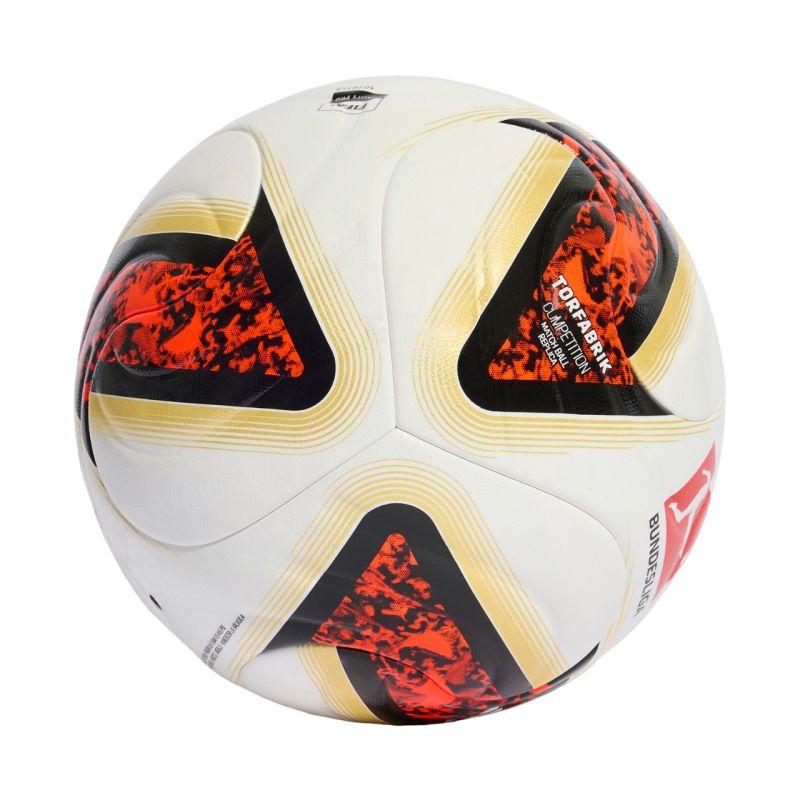 Adidas Football Bundesliga 26/27 Torfabrik Competition white-orange-gold arany labda KG6045