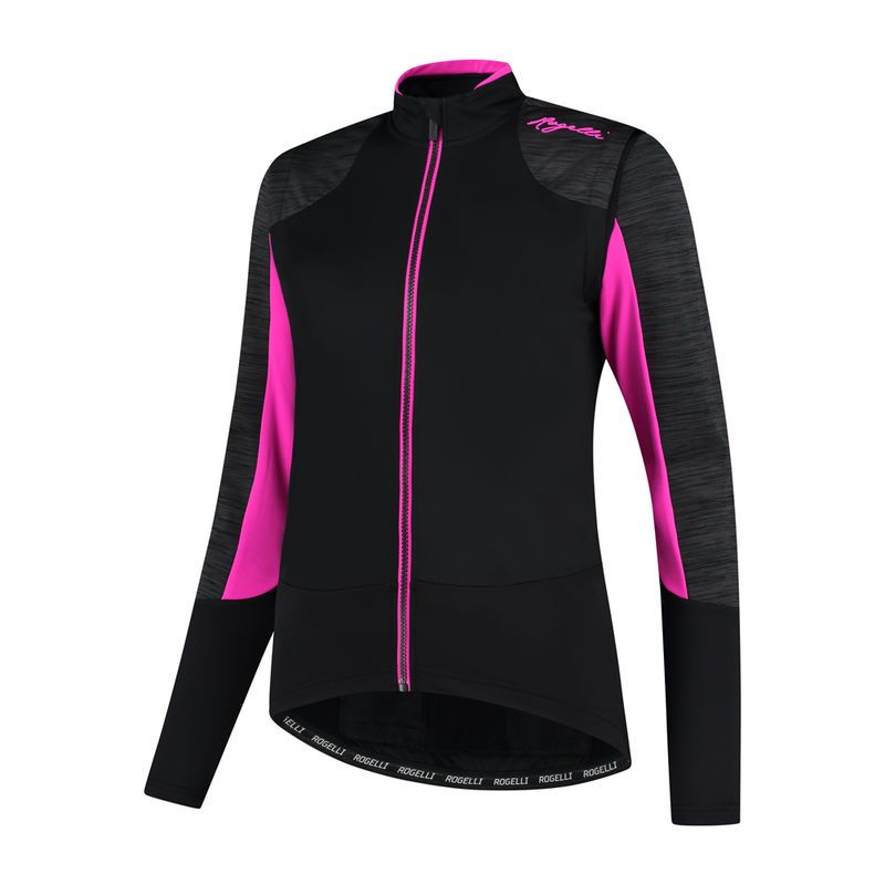 Rogelli women's winter GLORY black- rózsaszín dzseki