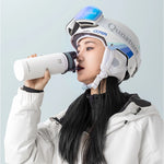 Rockbros 35210029005 thermal bicycle bottle for drinks 550 ml - white 550 ml \ biały water bottles, training equipment, tourist equipment