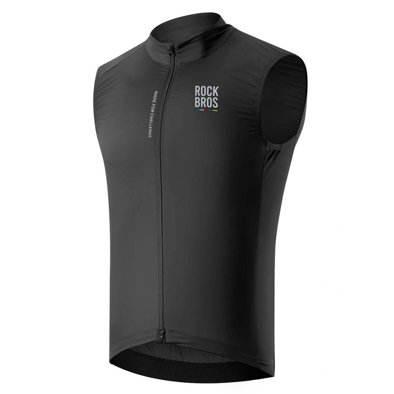 Rockbros ROAD TO SKY men's lightweight breathable cycling vest M - black m \ czarny vests