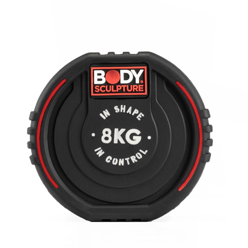 Body Sculpture TPU dumbbell BW 133 8 KG fekete edzőfelszerelés BW1338KG