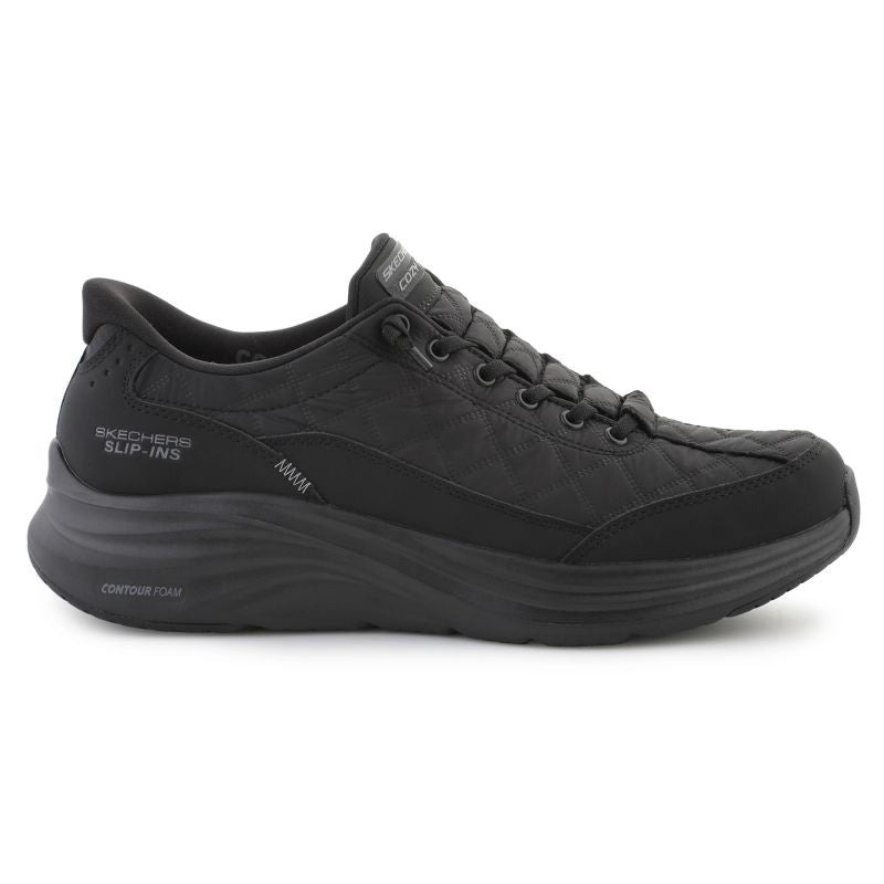 Skechers Slip-Ins: Contour Foam - Cozy 232619-BBK Black Cipő